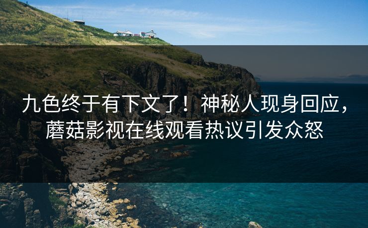 九色终于有下文了！神秘人现身回应，蘑菇影视在线观看热议引发众怒